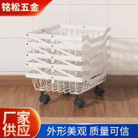 廚房置物架落地折疊菜架多層夾縫蔬菜水果籃家用廚房用品收納架子