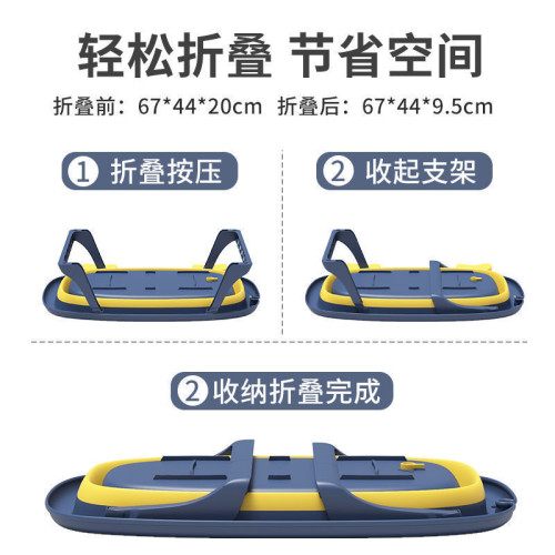 塑膠洗澡盆寶寶可折曡浴盆小孩子可坐躺小號浴桶家用新生兒童用品