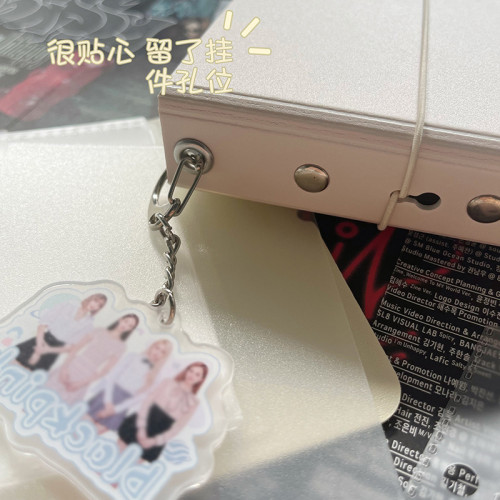 RINGNOTE卡冊一宮格明星小卡拍立得遊戯動漫寶可夢卡片活頁相冊