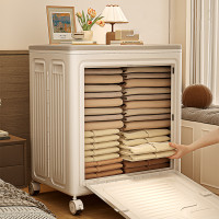 【免運】衣服收納箱整理箱家用大容量超大衣物被子收納櫃儲物櫃翻蓋可折曡