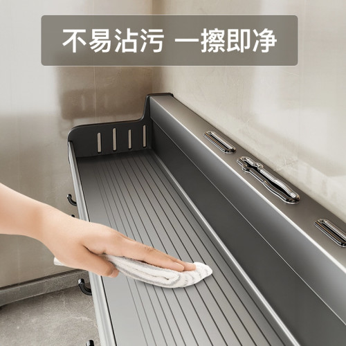 免打孔廚房置物架壁掛式多功能筷子刀架家用調料用品大全收納掛架