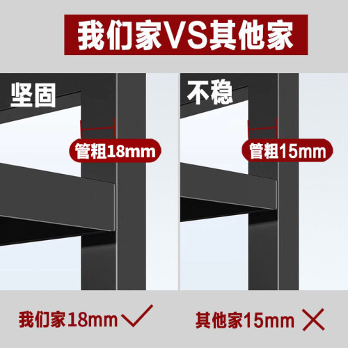 廚房微波爐置物架多功能烤箱架子電飯煲家用雙層伸縮台面收納支架