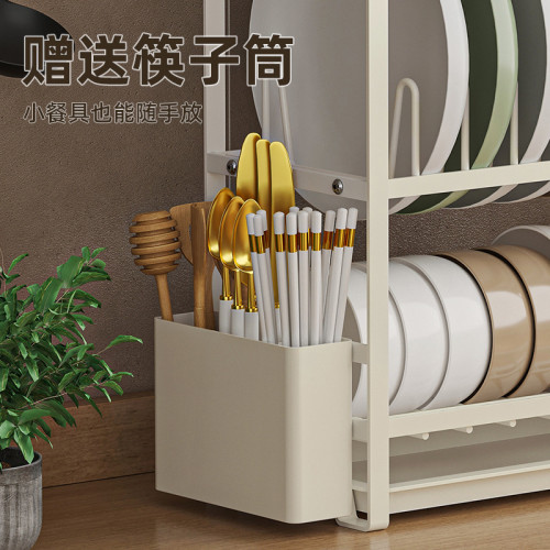 碗碟盤瀝水架多功能收納架廚房置物架筷子插刀砧板架晾洗放碗架子 碗碟盤瀝水架多功能收納架廚房置物架筷子插刀砧板架晾洗放碗架子