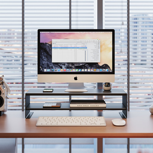 電腦增高架桌上型顯示器屏支撐架支架辦公桌收納盒辦公室桌面置物架 電腦增高架桌上型顯示器屏支撐架支架辦公桌收納盒辦公室桌面置物架