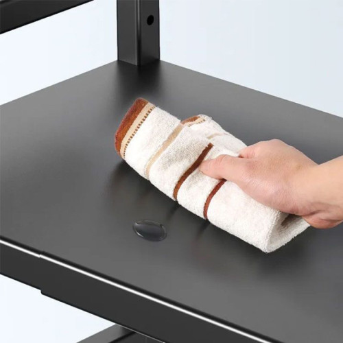 廚房微波爐置物架台面整理架家用廚房收納架可伸縮加粗雙層收納架 廚房微波爐置物架台面整理架家用廚房收納架可伸縮加粗雙層收納架