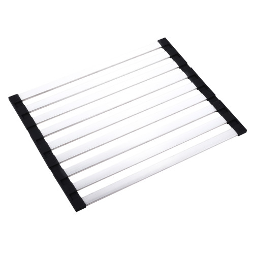 廚房水槽瀝水架304不鏽鋼可折曡洗菜盆濾水卷簾水池瀝水籃置物架 廚房水槽瀝水架304不鏽鋼可折曡洗菜盆濾水卷簾水池瀝水籃置物架