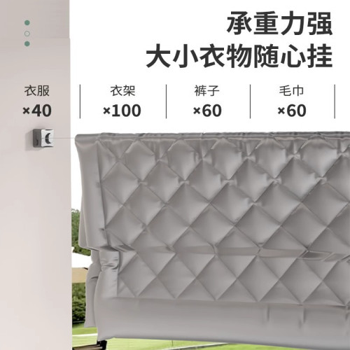 隱形伸縮晾衣繩免打孔室內陽台鋼絲掛曬繩子宿舍衛生間收縮晾衣架