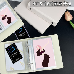 RINGNOTE卡冊5寸一宮格明星專輯明信片拍立得大容量活頁6寸相冊