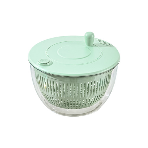 廚房家用蔬菜沙拉脫水器多功能切菜器大容量果蔬甩乾器廚房瀝水籃