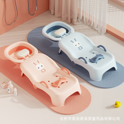 兒童洗頭躺椅可折曡洗頭神器寶寶家用洗頭床女童小孩嬰兒洗頭髮凳