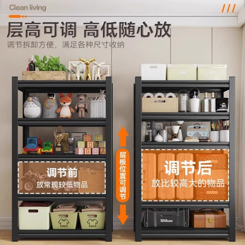 家用置物架落地多層貨架陽台客廳收納架儲物間超市快遞整理展示架