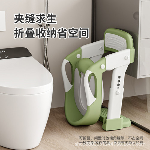 兒童馬桶坐便器家用可攜式輔助階梯兒童坐便器寶寶坐便圈可折曡