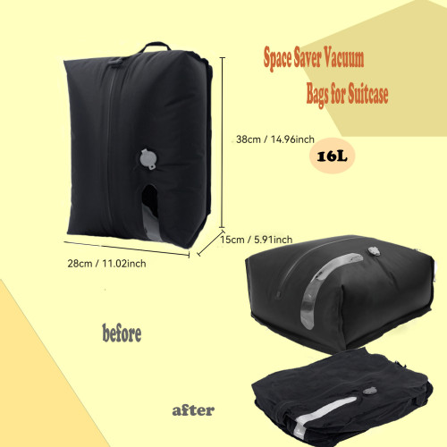 專利真空壓縮袋後後背包氣密袋裝衣服被子行李包拉桿箱真空雙肩後後背包