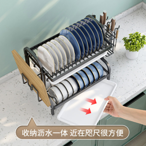 廚房置物架碗碟收納架窄水槽瀝水架小型放碗架碗筷瀝水水池洗碗池