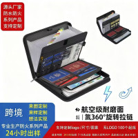 防水防火文件包可折曡風琴文件袋大容量文件收納包