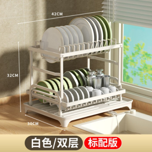 廚房掛架2025多功能家用廚房瀝水架碗架筷子刀具收納架廚房置物架