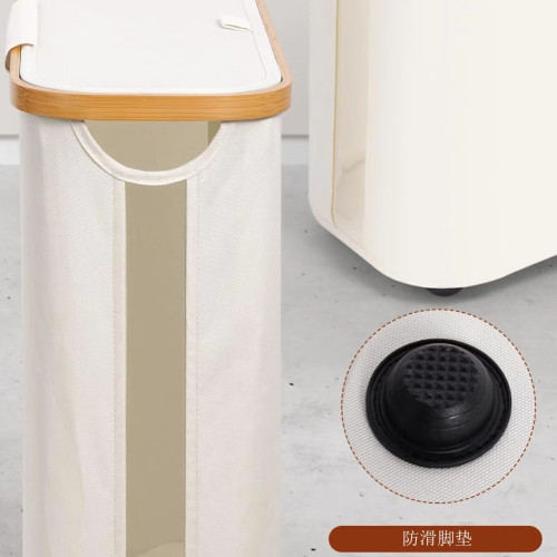 大號厠紙儲存器帶蓋可折曡50L紙卷收納箱可透視整理器