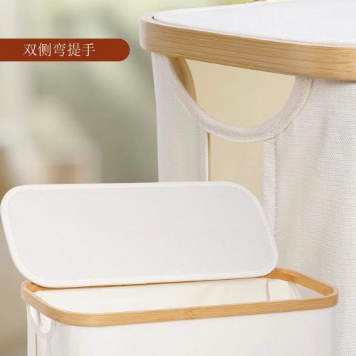 大號厠紙儲存器帶蓋可折曡50L紙卷收納箱可透視整理器