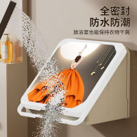 ✅浴室壁畫收納箱衛生間放衣服防水免打孔壁掛折疊收納櫃置物