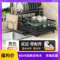 廚房碗碟置物架收納清潔架瀝水籃碗盤瀝水架碗架筷瀝碗收納盒