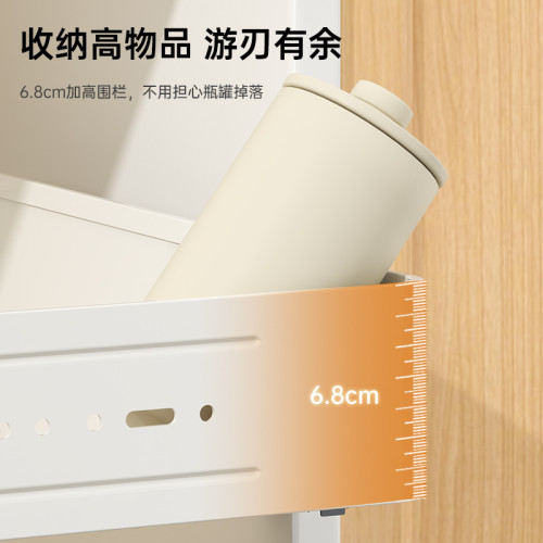 可伸縮櫥櫃抽拉式收納盒廚房抽屜拉籃置物架下水槽調料鍋具收納架