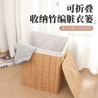 髒衣籃竹編大號髒衣簍衣服玩具收納筐收納桶布藝可折曡整理收納筐