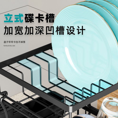 廚房瀝水碗碟架碗筷瀝水籃水槽洗碗池放碗架收納架餐具置物架