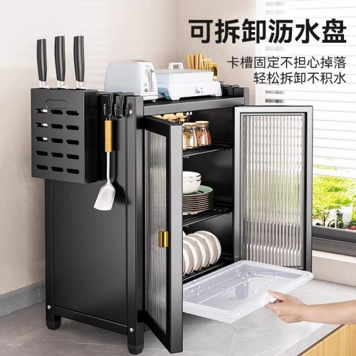 廚房置物架碗碟碗盤瀝水架收納架放碗架家用多功能碗櫃碗筷收納盒