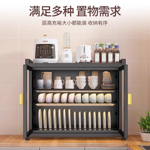 廚房置物架碗碟碗盤瀝水架收納架放碗架家用多功能碗櫃碗筷收納盒