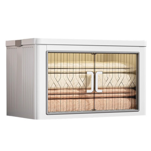 家用雙開門折曡箱臥室被褥衣物收納櫃加大加厚無甲醛整理收納箱子