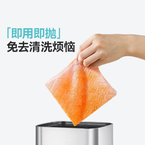 撕撕樂周拋抹布加大加厚款吸水不易掉毛廚房專用抹布洗碗擦鍋毛巾
