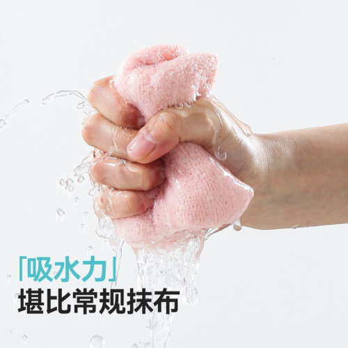 撕撕樂周拋抹布加大加厚款吸水不易掉毛廚房專用抹布洗碗擦鍋毛巾