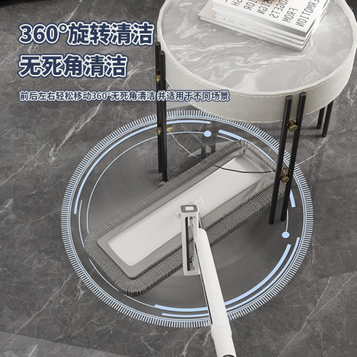 免手洗平板拖把家用一拖淨雪尼爾乾濕兩用吸水拖布懶人拖地神器