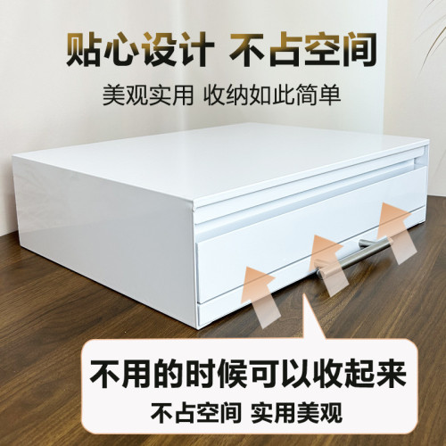 廚房抽拉式托盤微波爐置物架抽屜板台面烤箱支架伸縮推拉備菜板