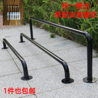 室內戶外上牆頂裝加厚掛衣架簡易晾衣桿陽台單桿式壁掛固定曬衣架