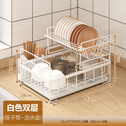 碗筷收納盒廚房放碗瀝水架碗盤汲水置物架盤子碗碟置碗架家用櫃內
