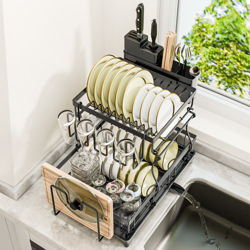 碗架瀝水架碗架盤架收納廚房置物架多功能碗碟架家用放碗筷櫃碗盤 碗架瀝水架碗架盤架收納廚房置物架多功能碗碟架家用放碗筷櫃碗盤