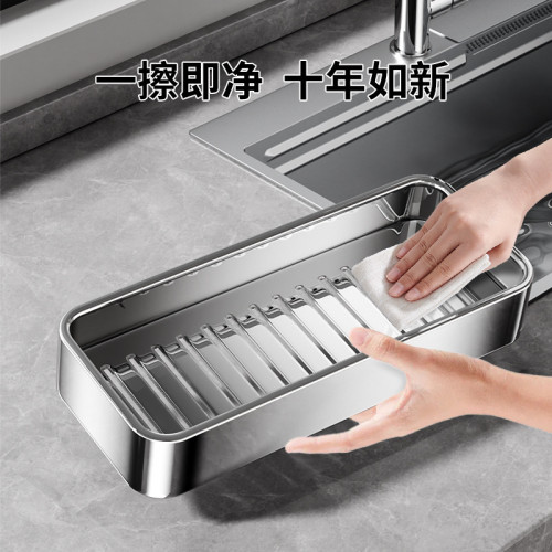 加厚不鏽鋼廚房調料品置物架家用台面多層調味料油鹽收納架子