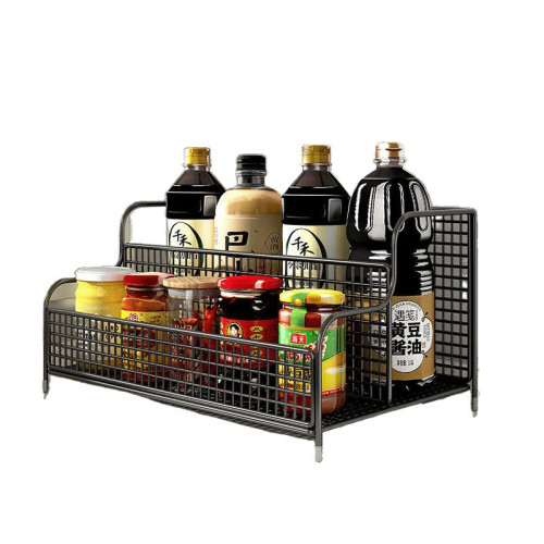 調料置物架廚房收納架家用杯架台面多功能調味品分格儲物架子桌面 調料置物架廚房收納架家用杯架台面多功能調味品分格儲物架子桌面