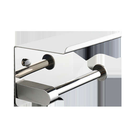 卷紙架304不鏽鋼紙巾架衛生間免打孔紙巾盒酒店浴室手機架厠紙架 卷紙架304不鏽鋼紙巾架衛生間免打孔紙巾盒酒店浴室手機架厠紙架