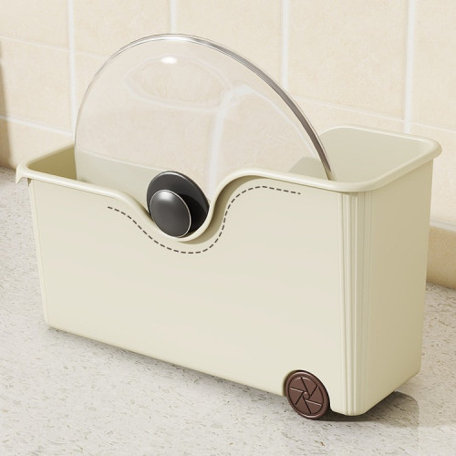 廚房收納盒鍋具整理盒鍋蓋櫥櫃收納架調料置物架滑輪儲物 廚房收納盒鍋具整理盒鍋蓋櫥櫃收納架調料置物架滑輪儲物