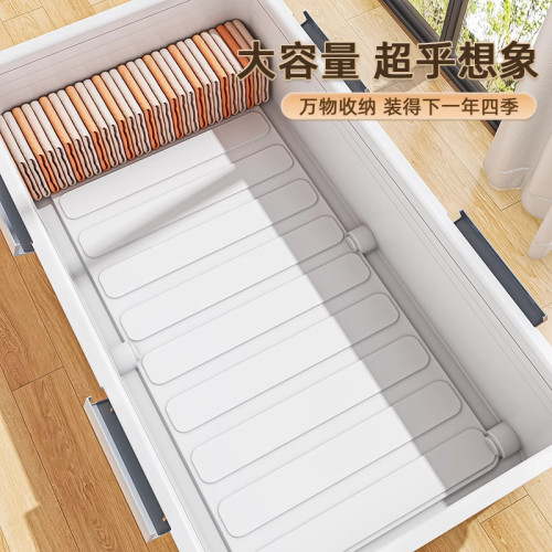 床底收納箱家用抽屜式大容量帶蓋儲物箱衣服被子可移動雙開整理箱
