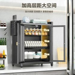 廚房置物架碗碟碗盤瀝水架收納架放碗架家用多功能碗櫃碗筷收納盒
