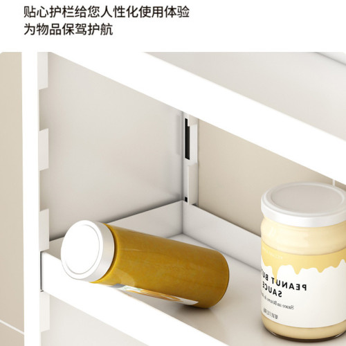 廚房置物架可調節調味料架多功能壁掛式免打孔牆上多層收納架儲物