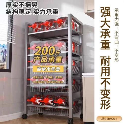 廚房蔬菜置物架落地多層菜籃子家用多功能收納架水果蔬菜儲物架子