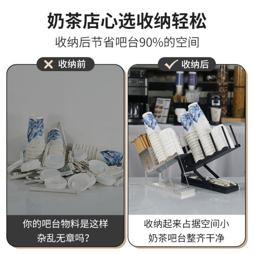 新品亞克力拼裝款分杯架傾斜式紙杯收納架一次性取杯器桌面置物架 新品亞克力拼裝款分杯架傾斜式紙杯收納架一次性取杯器桌面置物架