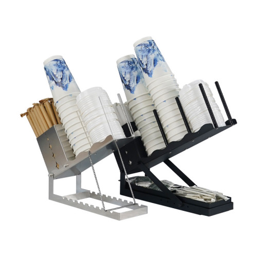 新品亞克力拼裝款分杯架傾斜式紙杯收納架一次性取杯器桌面置物架 新品亞克力拼裝款分杯架傾斜式紙杯收納架一次性取杯器桌面置物架