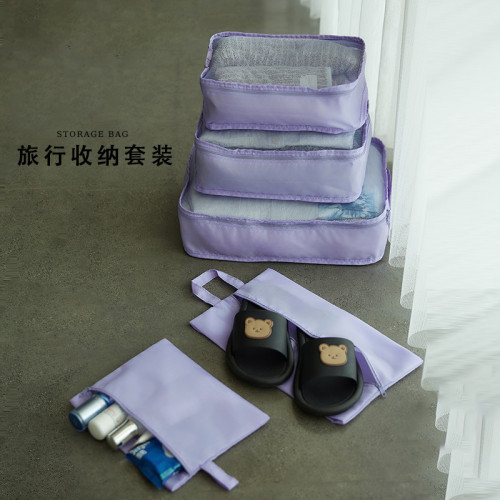 多功能旅行收納袋行李箱衣物分類收納包大容量手提袋防塵袋子 多功能旅行收納袋行李箱衣物分類收納包大容量手提袋防塵袋子