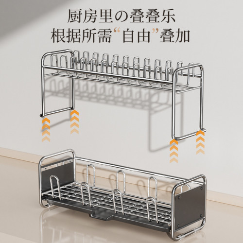 日式碗碟瀝水架廚房水槽邊台面碗筷瀝水籃置物架碗架碗盤收納架
