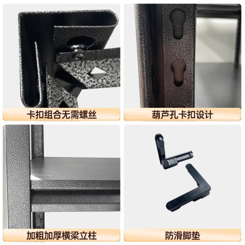 倉儲貨架置物架家用陽台落地多層收納架超市展示架倉庫襍物儲物架